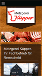Mobile Screenshot of metzgerei-kuepper.com